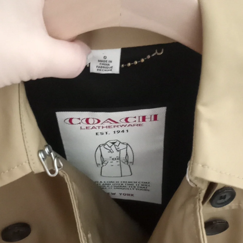 Coach women trench coat - Picture 8 of 17